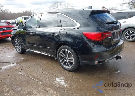 2017 Acura Mdx Advance Package z USA, uszkodzony, nr VIN 5FRYD4H88HB042162